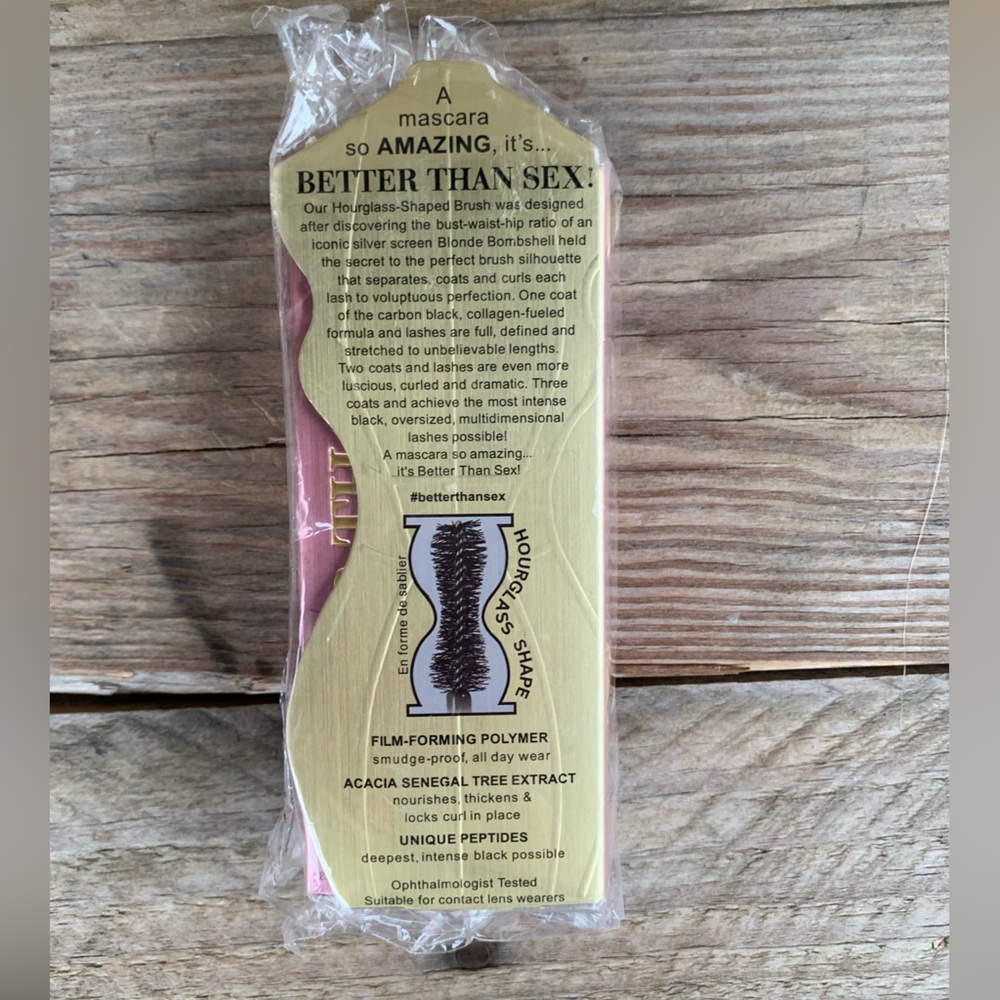 2x Too Faced Better Than Sex Mascara Full Size .27oz Volumizing Lengthening NIB - Picture 4 of 5